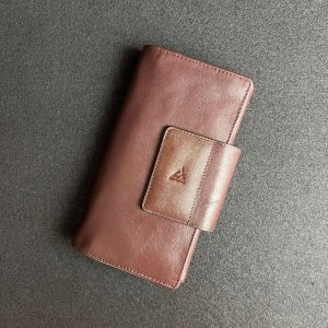 Brown Color Moto Long Wallet (ABLDW04)